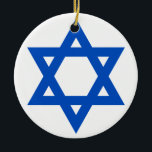 "STAR OF DAVID" JULGRANSPRYDNAD KERAMIK<br><div class="desc">"STAR OF DAVID"-ORNAMENT</div>