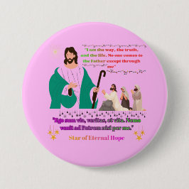 Star of Eternal Hope light pink Knapp