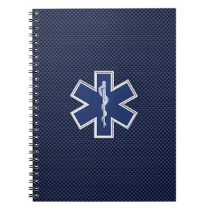 Star of Life Sjukvårdare Akut Medical Services Anteckningsbok