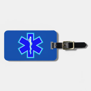 Star of Life Sjukvårdare Akut Medical Services Bagagebricka