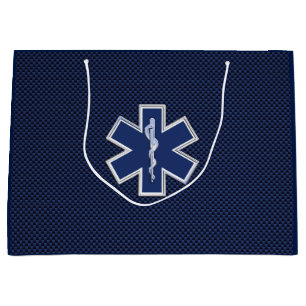 Star of Life Sjukvårdare Carbon Fiber Stil