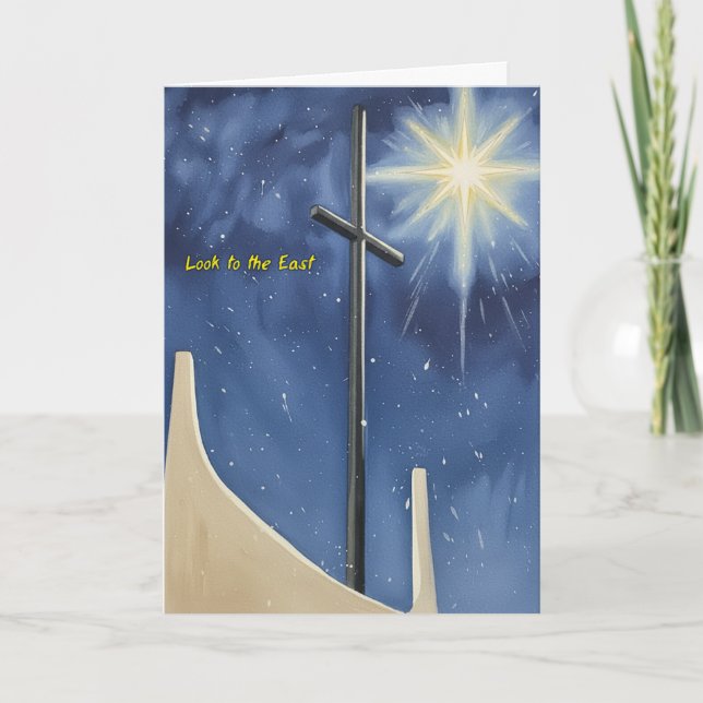 Star of Wonder - Christmas Card Kort (Framsida)