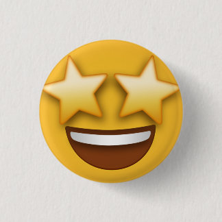 Star Öga Emoji Knapp