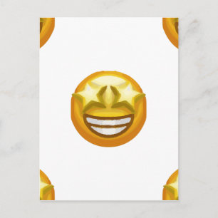 star öga emoji vykort