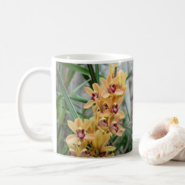 Star Orchids Kaffemugg (Med munk)