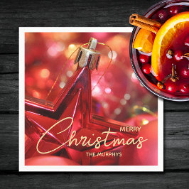 Star Ornament-jul Pappersservett