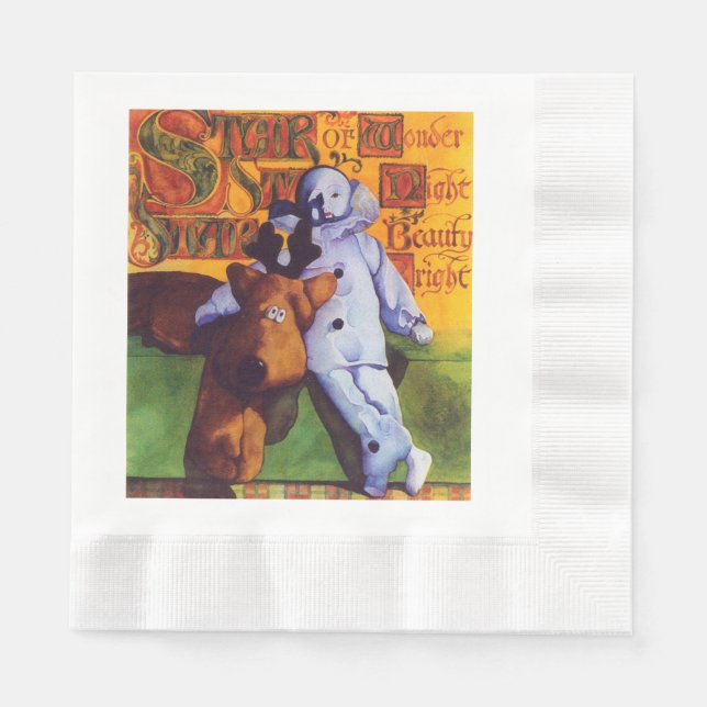 STAR ÖVER Pappra blöjor av  kolvad Pappersservett (Framsidan)