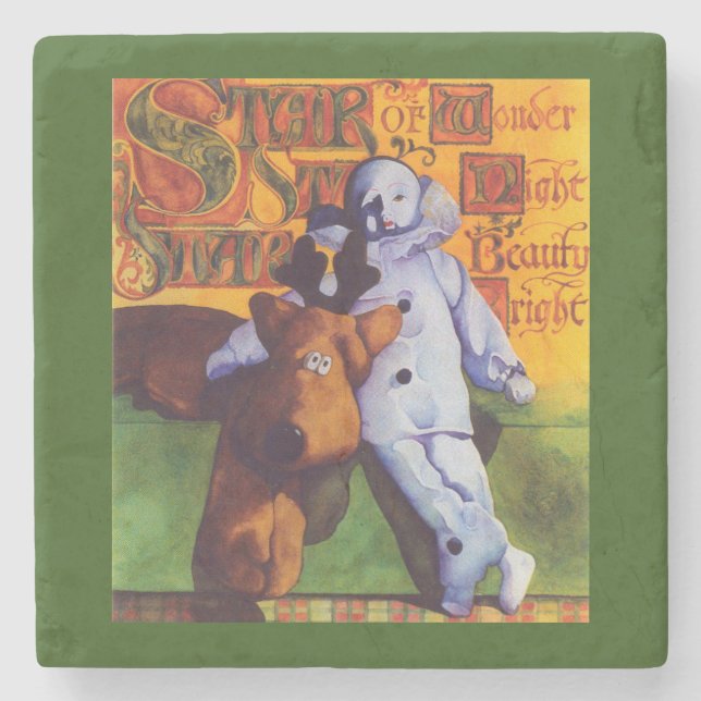 STAR ÖVER Underlägg  markteston/Grönt (Framsidan)