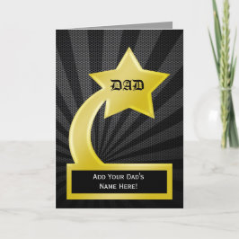 Star Pappa Trophy Award, Fars dag Card Kort