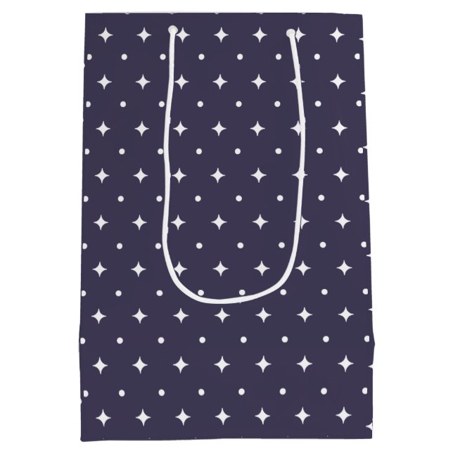Star Pattern Gift Bags | Minimal Celestial Stars  (Baksidan)