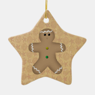 Star Pepparkaksgubbe Ornament