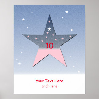 Star Poster för barn