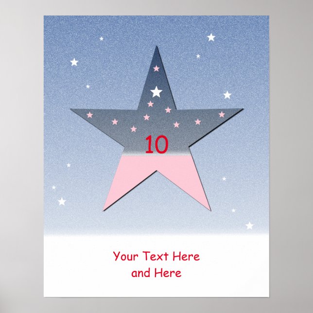 Star Poster för barn (Framsidan)