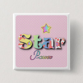 STAR POWER Knapp Att Fästa