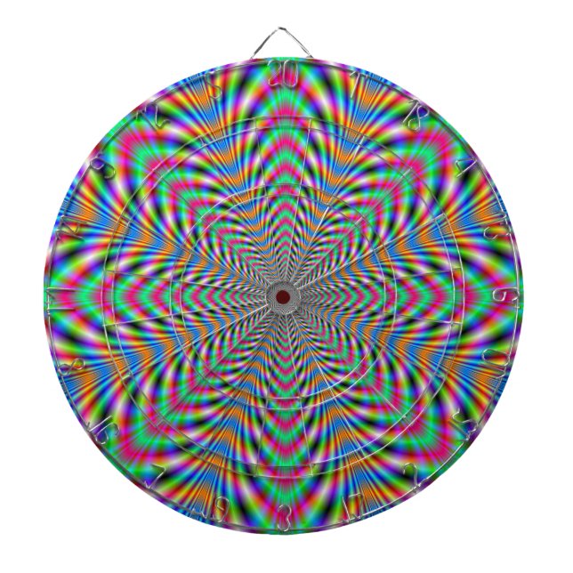 Star Psychedelic Dartboard Piltavla (Framsidan)