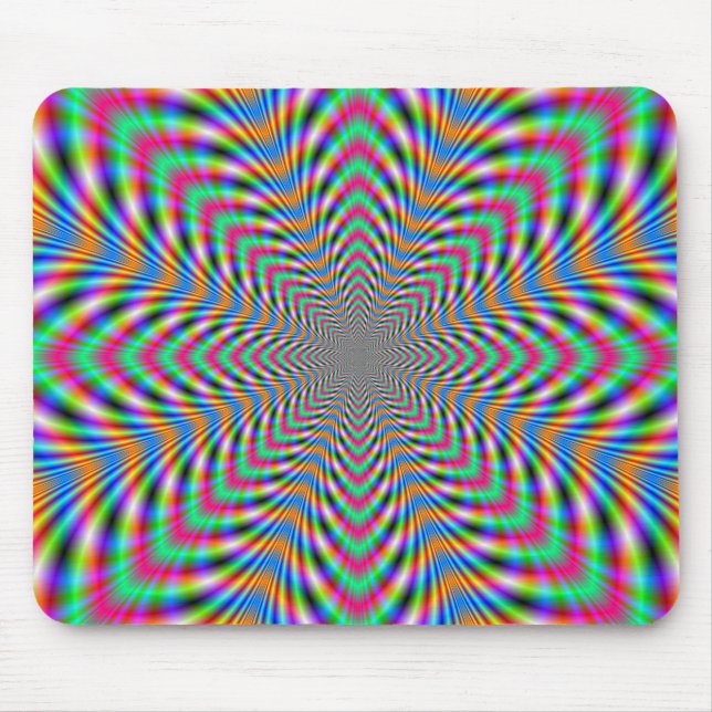 Star Psychedelic Mousepad Musmatta (Framsidan)
