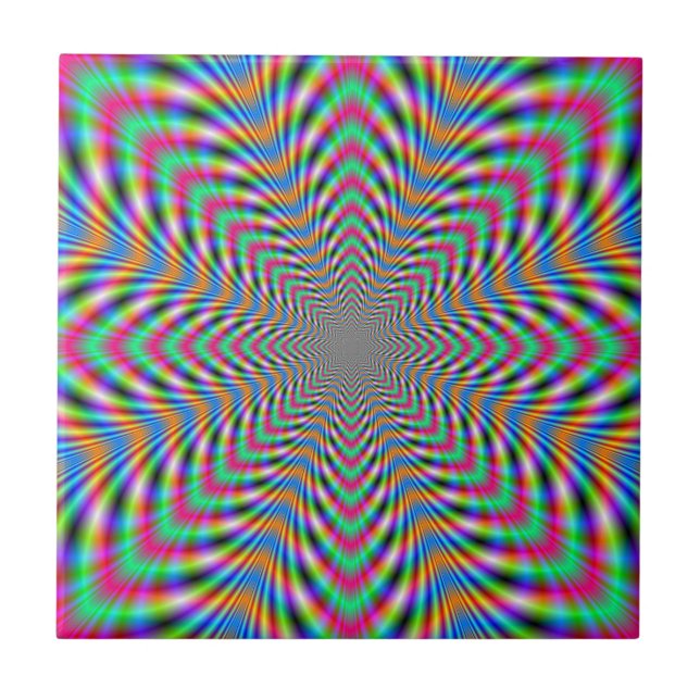 Star Psychedelic-panel Kakelplatta (Framsidan)