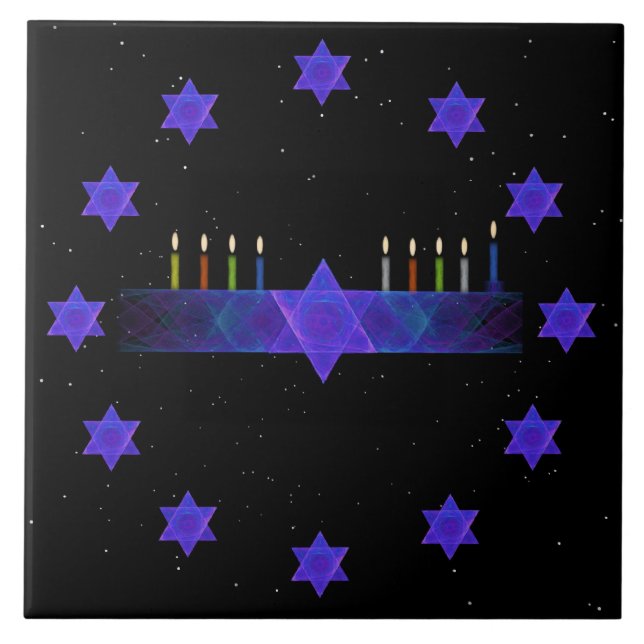 Star Pub Menorah Kakelplatta (Framsidan)