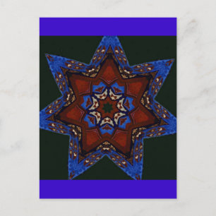 Star Quilt Vykort