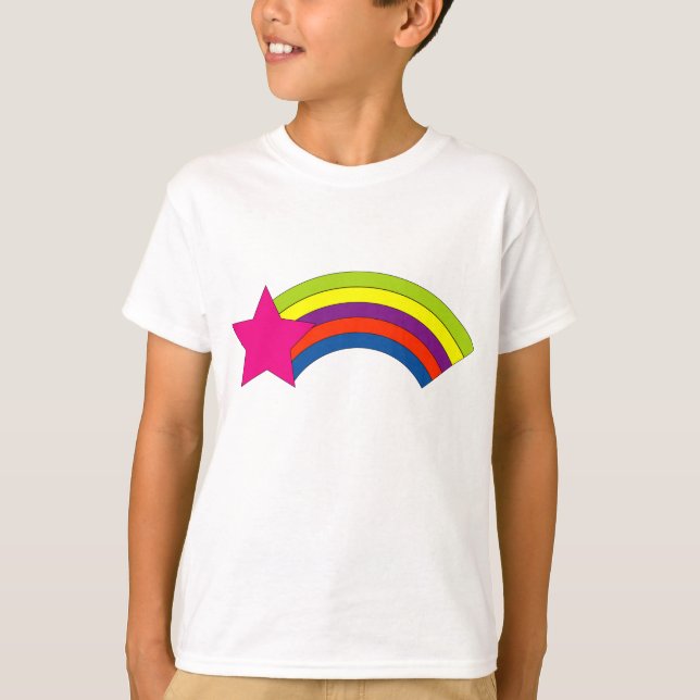Star Rainbow Kids T-shirt (Framsida)