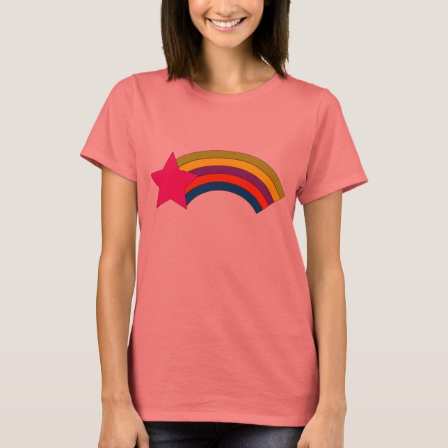 Star Rainbow T-Shirt (Framsida)