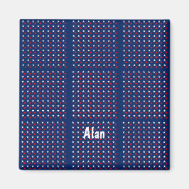 Star Red White/Blue Magnet