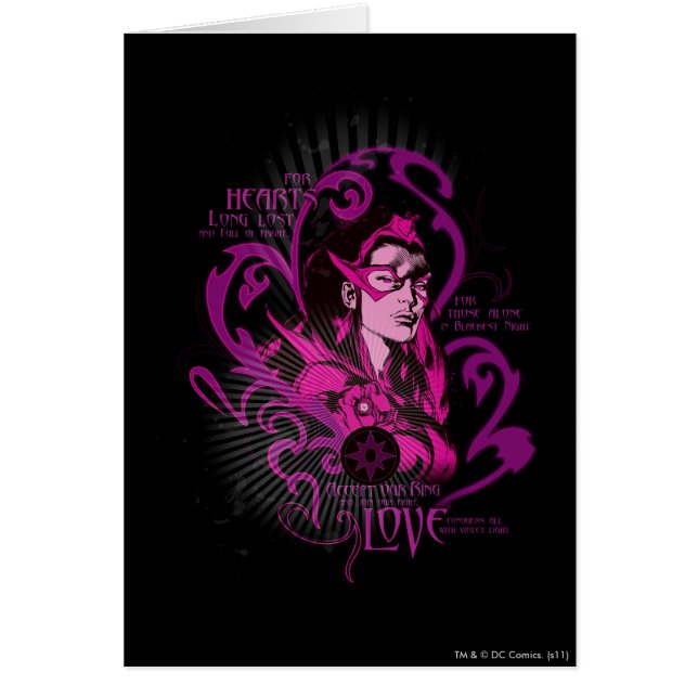 Star Sapphire-grafik 1 Hälsningskort (Framsidan)