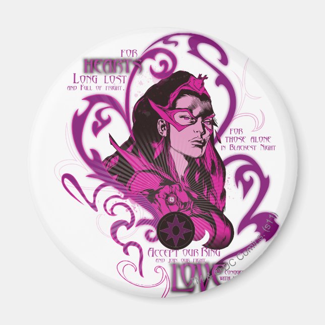 Star Sapphire-grafik 1 Magnet (Framsidan)