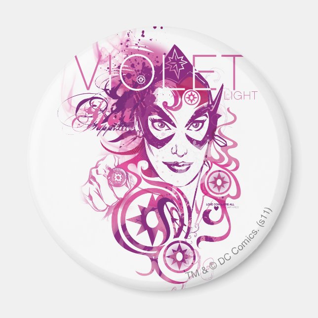 Star Sapphire-grafik 3 Magnet (Framsidan)