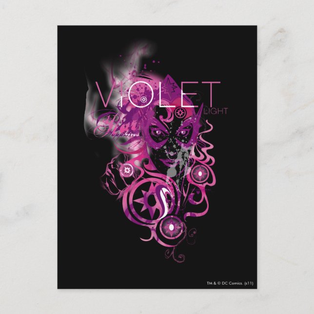 Star Sapphire-grafik 3 Vykort (Framsida)