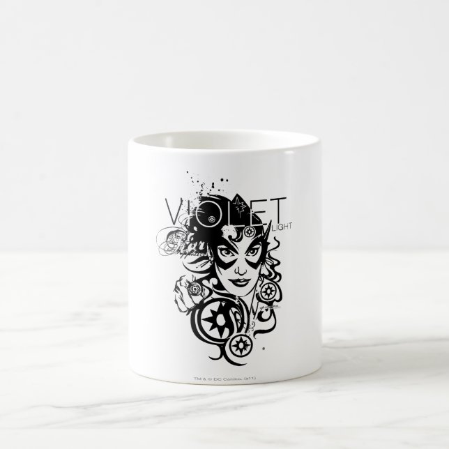 Star Sapphire-grafik 4 Kaffemugg (Center)