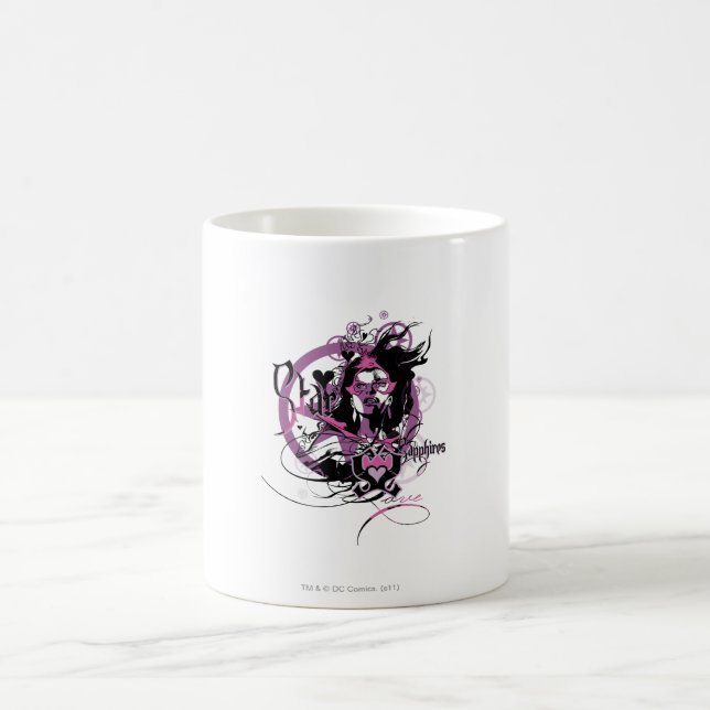 Star Sapphire-grafik 6 Kaffemugg (Center)