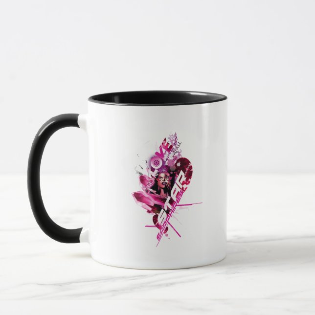 Star Sapphire-grafik 8 Mugg (Vänster)