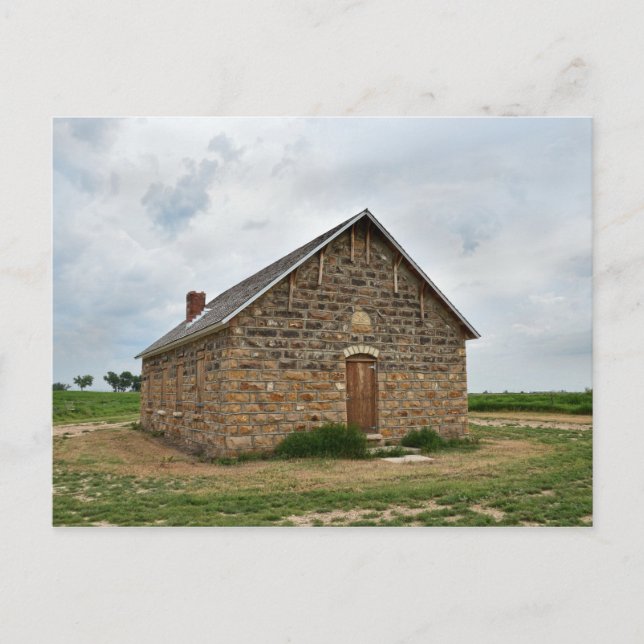 Star School, Bent County, Colorado Vykort (Framsida)