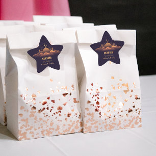 Star Shaped Ramadan Mubarak Sticker Stjärnformat Klistermärke