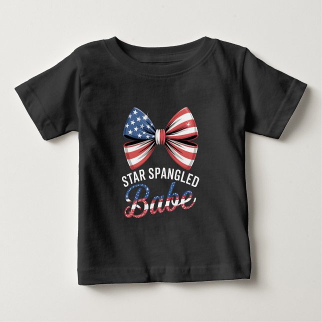 Star Spangled Babe T Shirt (Framsida)