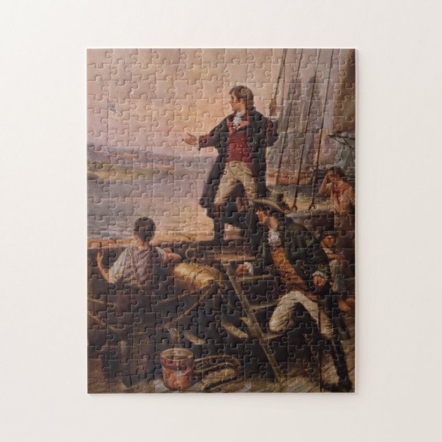 Star Spangled Banner Light Edward Percy Moran Pussel (Vertikal)