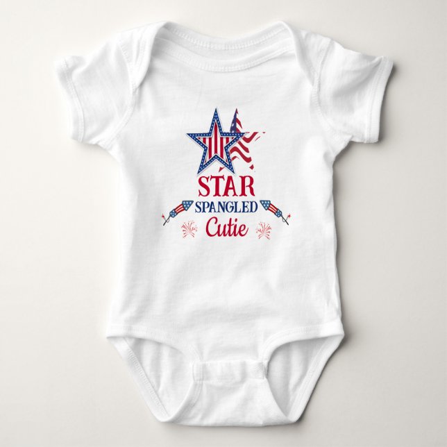 Star Spangled Cutie T Shirt (Framsida)