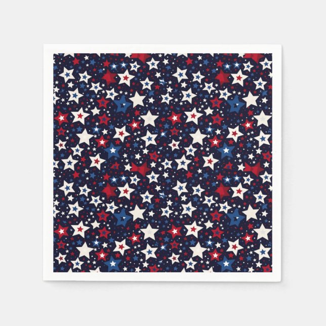 Star-Spangled Firande Pappersservett (Framsidan)