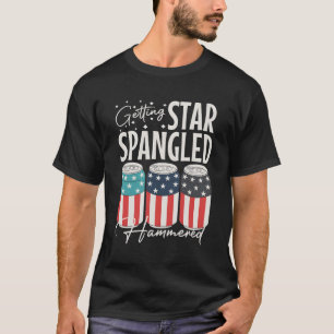 "Star Spangled Hammered Beer 4:e juli" T Shirt