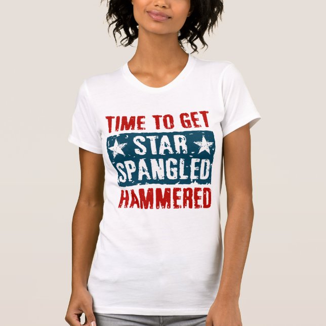 Star Spangled Hammered T Shirt (Framsida)