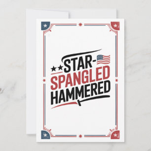 Star Spangled Hammered Tee, 4:e juli Meddelande