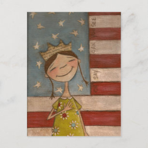 Star-Spangled Princess - vycard Vykort
