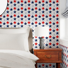 Star Spangled Red White Blue Big Stars Americana