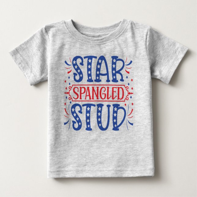 Star Spangled Stud T Shirt (Framsida)