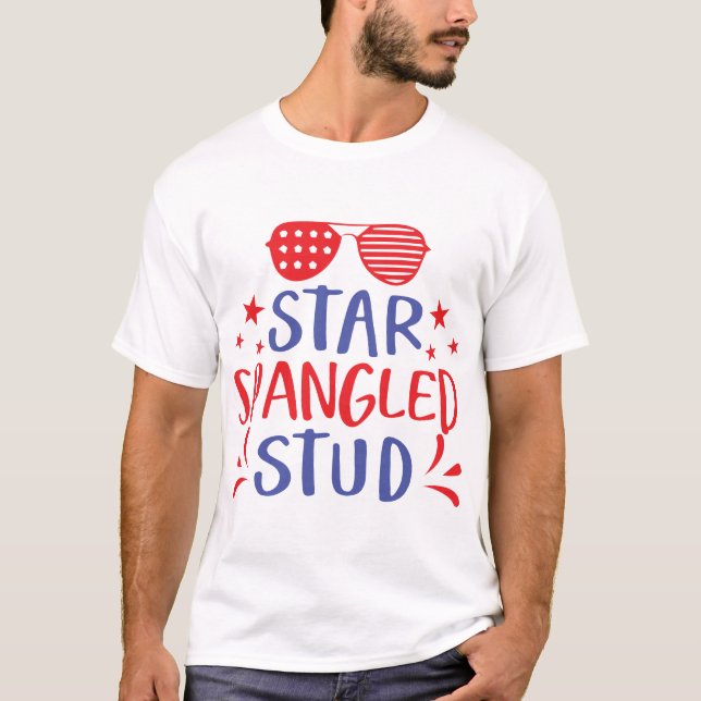 Star Spangled Stud T Shirt (Framsida)