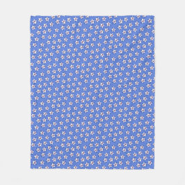 Star Speckled USA Westies KiniArt Fleece Blanket
