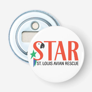 STAR St Louis Avian Rädding Coozie Flasköppnare