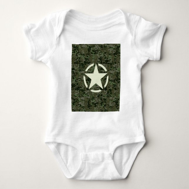 Star Stencil Digital Woodland Tröja (Framsida)