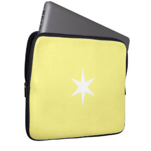 Star Stern-gult och vit Laptop Fodral